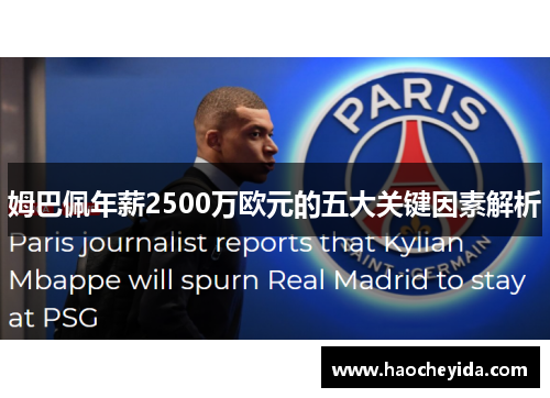 姆巴佩年薪2500万欧元的五大关键因素解析